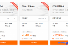阿里云企业产品专享优惠ECS共享型s6云服务器2核8G新用户首年390.6元起-康维主机测评-网站SEO优化