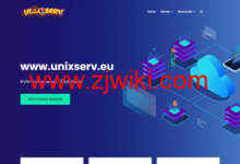UnixServ:荷兰vps,1核/512MB内存/10GB NVMe硬盘/不限流量/2Gbps端口,€1/月起-康维主机测评-网站SEO优化