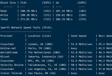 Linux服务器性能测试工具_一键测试CPU/硬盘/基本信息及带宽大小-康维主机测评-网站SEO优化