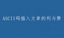 文章内容插入ASCII码增加收录率的利和弊!-康维主机测评-网站SEO优化