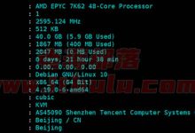 腾讯云上海轻量应用服务器速度和性能简单评测记录-康维主机测评-网站SEO优化