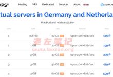 RoboVPS - 俄罗斯/德国/荷兰VPS 不限制流量 月付11元左右-康维主机测评-网站SEO优化