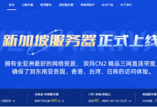 新加坡服务器 E5-2660 16G 500G SSD 10M 1300元/月 新加坡云服务器 1核1G 2M 504元/年 华纳云-康维主机测评-网站SEO优化