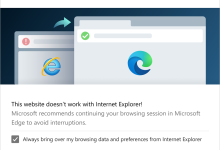 微软将不兼容IE浏览器的网站重定向至Edge-康维主机测评-网站SEO优化