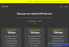 Novos比利时VPS促销1核2G内存NVMe+1TB HDD硬盘1Gbps带宽25TB月流量€8/月附测试IP-康维主机测评-网站SEO优化