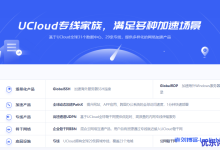 UCloud专线家族【高速通道UDPN 全球动态加速PathX GlobalSSH GlobalRDP】满足多种加速场景[3]-康维主机测评-网站SEO优化