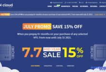 iON Cloud七月促销：可选洛杉矶CN2 GT线路和圣何塞CN2 GT线路，半年付或者年付85折，支持支付宝-康维主机测评-网站SEO优化