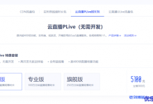 UCloud+保利威=？Polyv云直播U享版PLive“出世“！提供2000分钟云直播免费测试额度-康维主机测评-网站SEO优化