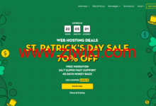 FastComet：圣帕特里克节促销活动，全场虚拟主机三折，折后$2.95/月起-康维主机测评-网站SEO优化